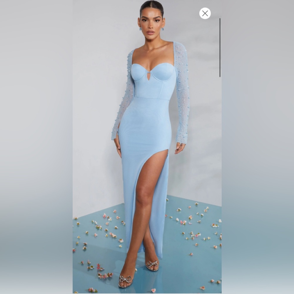 Blue dress